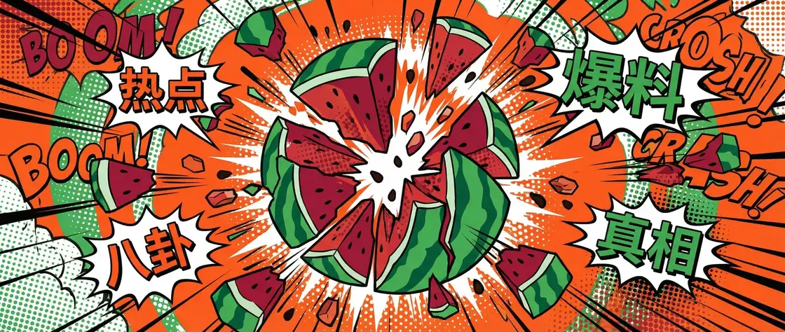 网红黑料 今日头瓜爆炸漫画横幅